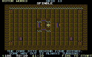 Critical Grid — Commodore 64 runtime screenshot 2