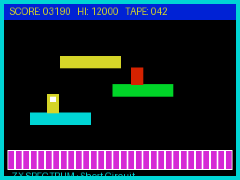 Short Circuit — ZX Spectrum 48K runtime screenshot 2
